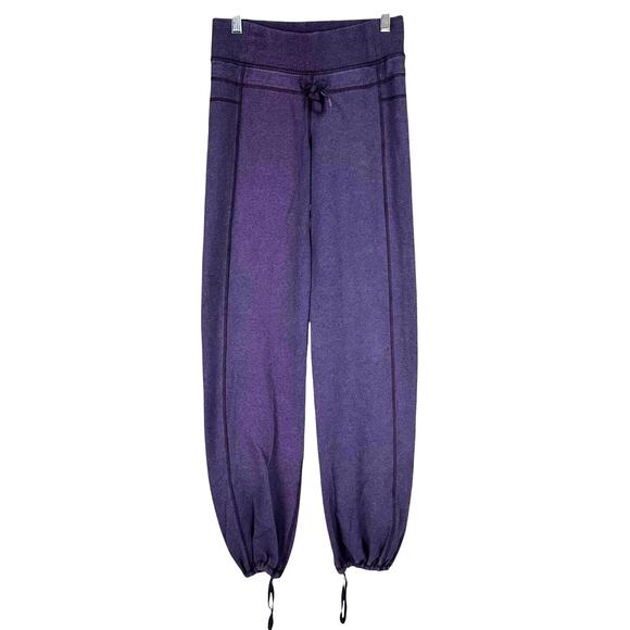 Lululemon Women's Size 4 Purple Dance Studio Cotton Blend Pants Good Condition - Picture 1 of 8